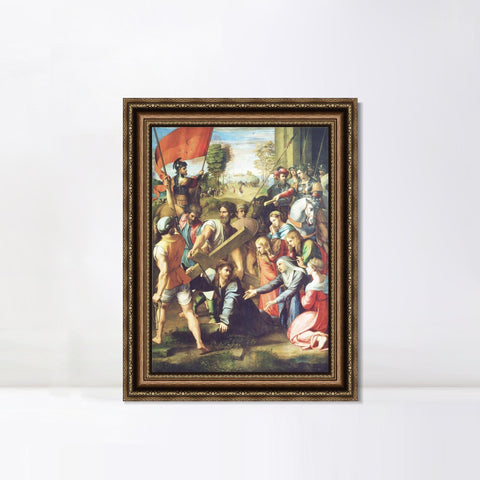 INVIN ART Framed Canvas Art Giclee Print Series#100 by Raphael/Raffaello Sanzio Wall Art Living Room Home Office Decorations