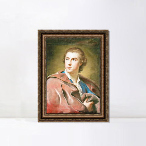 INVIN ART Framed Canvas Art Giclee Print Series#104 by Raphael/Raffaello Sanzio Wall Art Living Room Home Office Decorations
