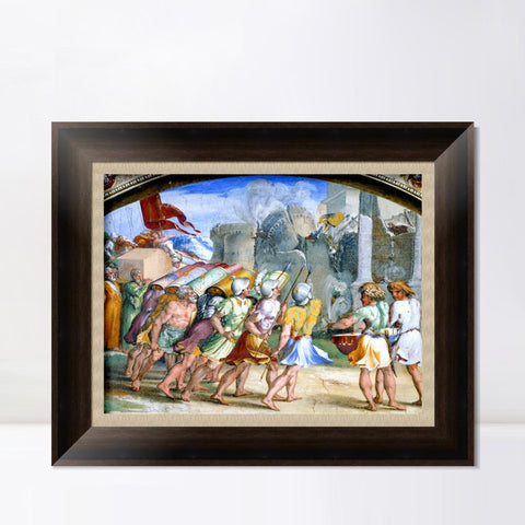 INVIN ART Framed Canvas Art Giclee Print Series#114 by Raphael/Raffaello Sanzio Wall Art Living Room Home Office Decorations