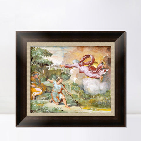 INVIN ART Framed Canvas Art Giclee Print Series#117 by Raphael/Raffaello Sanzio Wall Art Living Room Home Office Decorations