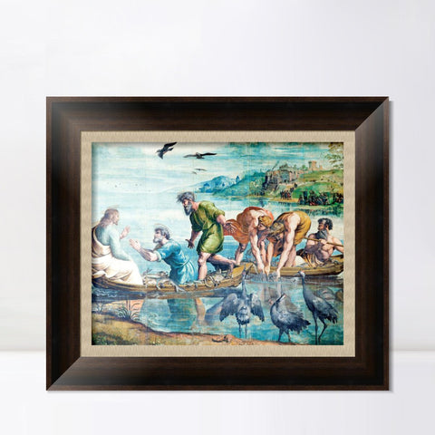 INVIN ART Framed Canvas Art Giclee Print Series#124 by Raphael/Raffaello Sanzio Wall Art Living Room Home Office Decorations