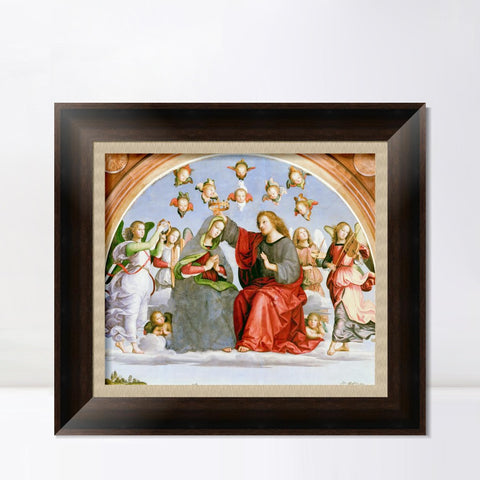 INVIN ART Framed Canvas Art Giclee Print Series#127 by Raphael/Raffaello Sanzio Wall Art Living Room Home Office Decorations