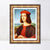 INVIN ART Framed Canvas Art Giclee Print Portrait of a Young Man in Red by Raphael/Raffaello Sanzio Wall Art Living Room Home Office Decorations