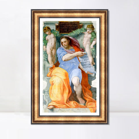 INVIN ART Framed Canvas Art Giclee Print Series#131 by Raphael/Raffaello Sanzio Wall Art Living Room Home Office Decorations