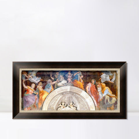 INVIN ART Framed Canvas Art Giclee Print Series#135 by Raphael/Raffaello Sanzio Wall Art Living Room Home Office Decorations