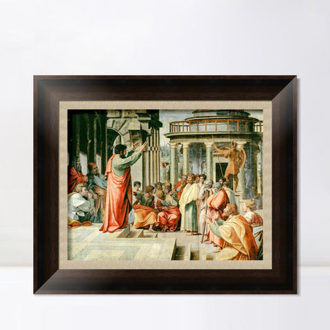 INVIN ART Framed Canvas Art Giclee Print Series#137 by Raphael/Raffaello Sanzio Wall Art Living Room Home Office Decorations