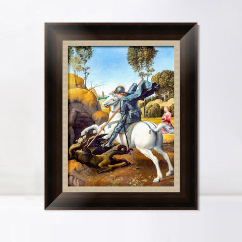 INVIN ART Framed Canvas Art Giclee Print Series#138 by Raphael/Raffaello Sanzio Wall Art Living Room Home Office Decorations