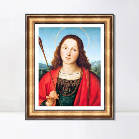 INVIN ART Framed Canvas Art Giclee Print Series#139 by Raphael/Raffaello Sanzio Wall Art Living Room Home Office Decorations