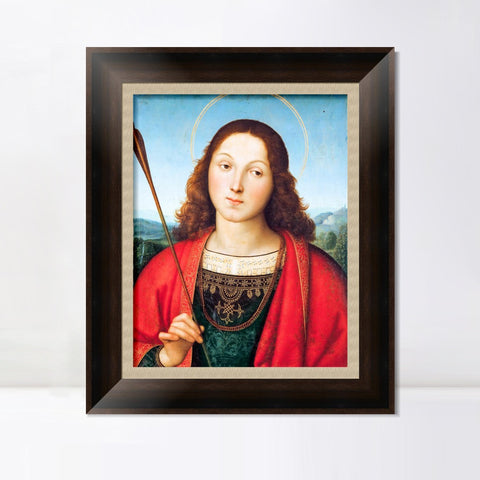 INVIN ART Framed Canvas Art Giclee Print Series#139 by Raphael/Raffaello Sanzio Wall Art Living Room Home Office Decorations