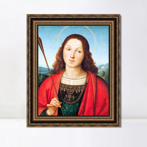 INVIN ART Framed Canvas Art Giclee Print Series#139 by Raphael/Raffaello Sanzio Wall Art Living Room Home Office Decorations