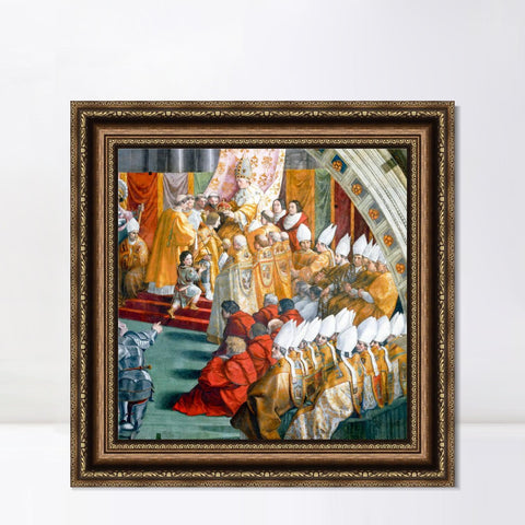 INVIN ART Framed Canvas Art Giclee Print Series#140 by Raphael/Raffaello Sanzio Wall Art Living Room Home Office Decorations