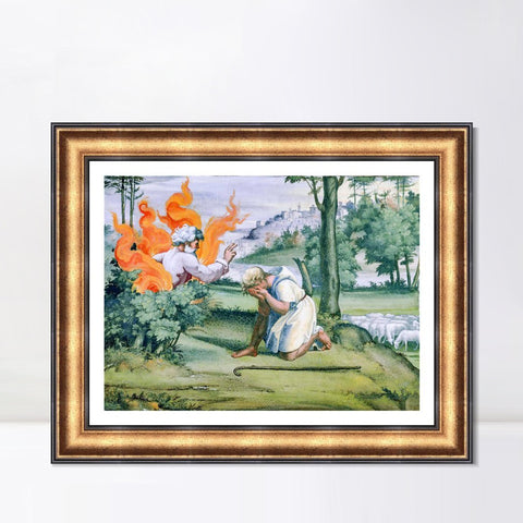 INVIN ART Framed Canvas Art Giclee Print Series#141 by Raphael/Raffaello Sanzio Wall Art Living Room Home Office Decorations