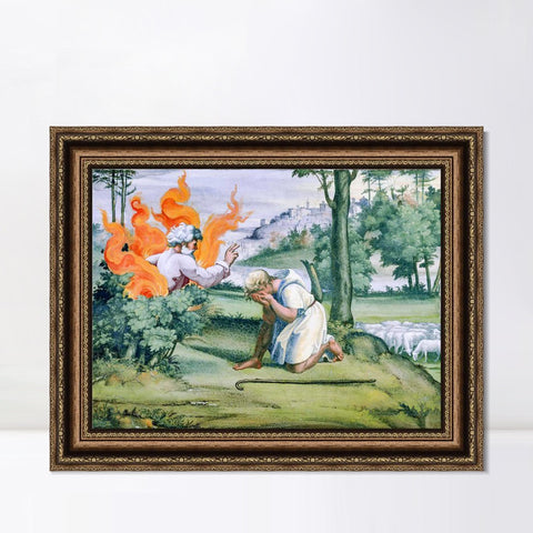 INVIN ART Framed Canvas Art Giclee Print Series#141 by Raphael/Raffaello Sanzio Wall Art Living Room Home Office Decorations