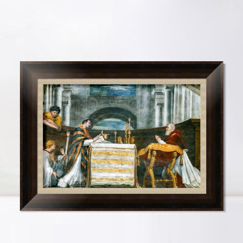 INVIN ART Framed Canvas Art Giclee Print Series#143 by Raphael/Raffaello Sanzio Wall Art Living Room Home Office Decorations