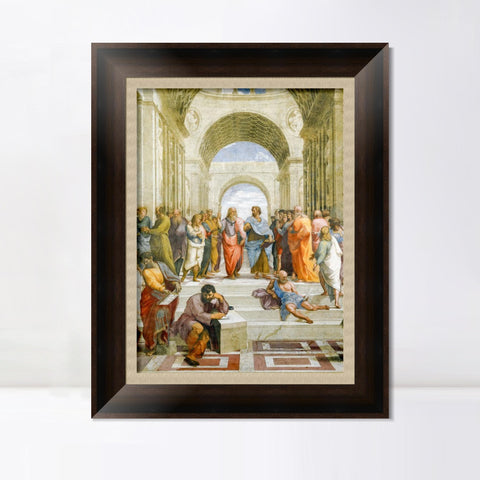 INVIN ART Framed Canvas Art Giclee Print Series#146 by Raphael/Raffaello Sanzio Wall Art Living Room Home Office Decorations