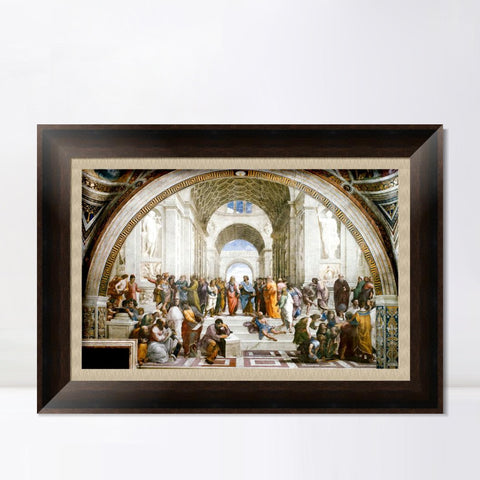 INVIN ART Framed Canvas Art Giclee Print Series#147 by Raphael/Raffaello Sanzio Wall Art Living Room Home Office Decorations