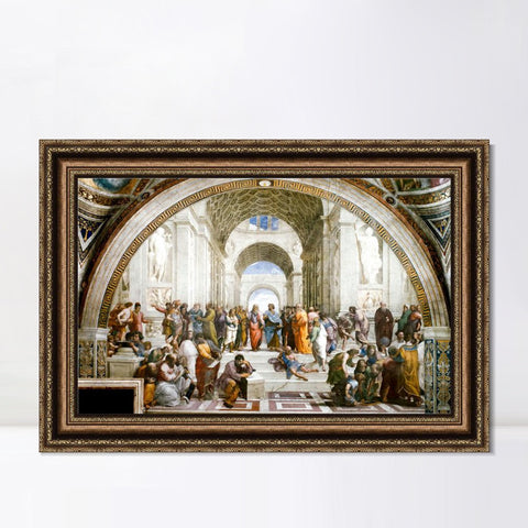 INVIN ART Framed Canvas Art Giclee Print Series#147 by Raphael/Raffaello Sanzio Wall Art Living Room Home Office Decorations