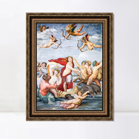INVIN ART Framed Canvas Art Giclee Print Series#149 by Raphael/Raffaello Sanzio Wall Art Living Room Home Office Decorations