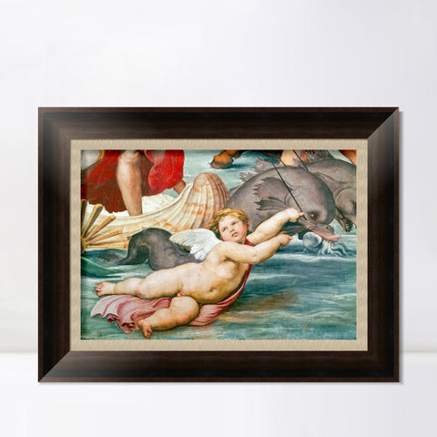 INVIN ART Framed Canvas Art Giclee Print Series#150 by Raphael/Raffaello Sanzio Wall Art Living Room Home Office Decorations