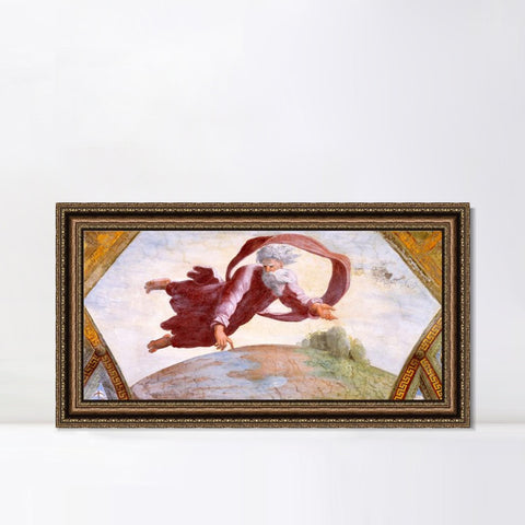 INVIN ART Framed Canvas Art Giclee Print Series#153 by Raphael/Raffaello Sanzio Wall Art Living Room Home Office Decorations