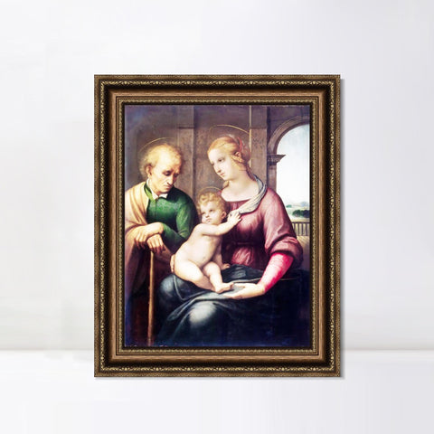 INVIN ART Framed Canvas Art Giclee Print Series#156 by Raphael/Raffaello Sanzio Wall Art Living Room Home Office Decorations