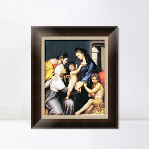 INVIN ART Framed Canvas Art Giclee Print Series#159 by Raphael/Raffaello Sanzio Wall Art Living Room Home Office Decorations