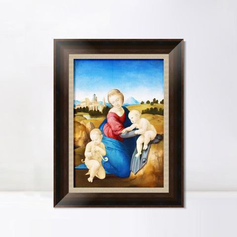 INVIN ART Framed Canvas Art Giclee Print Series#160 by Raphael/Raffaello Sanzio Wall Art Living Room Home Office Decorations