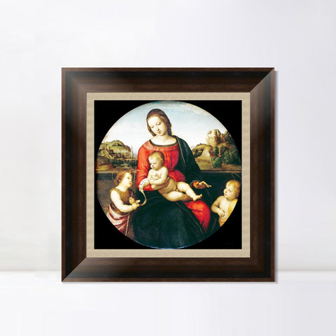 INVIN ART Framed Canvas Art Giclee Print Series#163 by Raphael/Raffaello Sanzio Wall Art Living Room Home Office Decorations