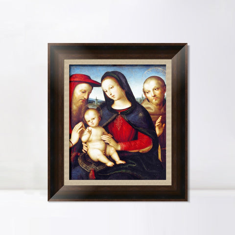 INVIN ART Framed Canvas Art Giclee Print Series#165 by Raphael/Raffaello Sanzio Wall Art Living Room Home Office Decorations