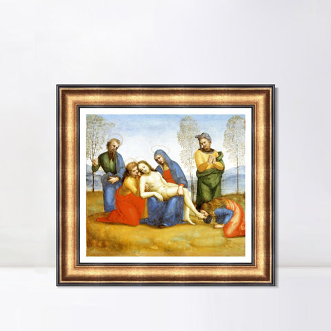 INVIN ART Framed Canvas Art Giclee Print Series#169 by Raphael/Raffaello Sanzio Wall Art Living Room Home Office Decorations