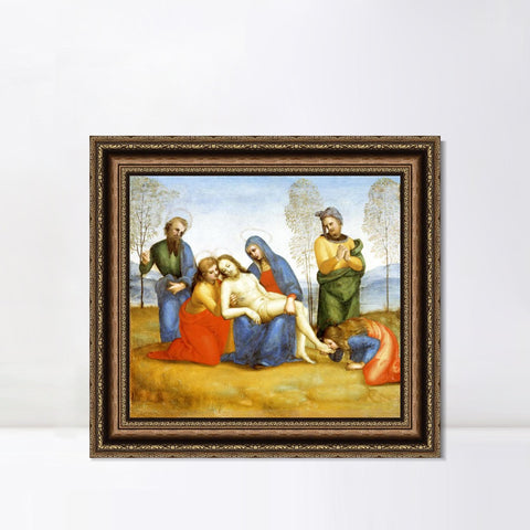 INVIN ART Framed Canvas Art Giclee Print Series#169 by Raphael/Raffaello Sanzio Wall Art Living Room Home Office Decorations