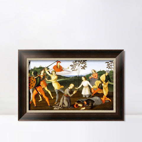 INVIN ART Framed Canvas Art Giclee Print Series#173 by Raphael/Raffaello Sanzio Wall Art Living Room Home Office Decorations