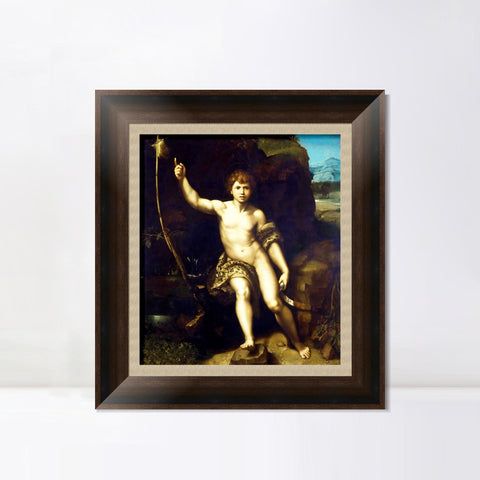 INVIN ART Framed Canvas Art Giclee Print Series#174 by Raphael/Raffaello Sanzio Wall Art Living Room Home Office Decorations