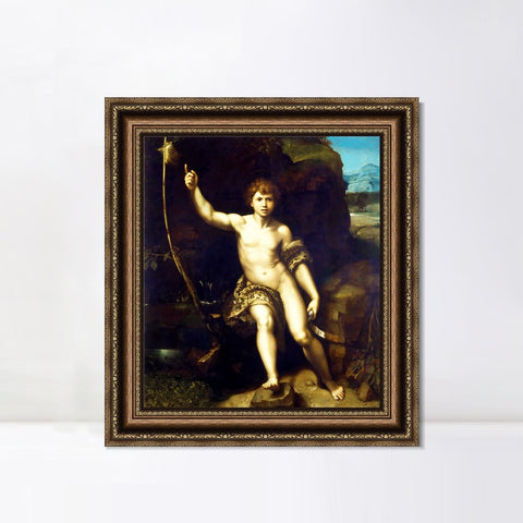 INVIN ART Framed Canvas Art Giclee Print Series#174 by Raphael/Raffaello Sanzio Wall Art Living Room Home Office Decorations