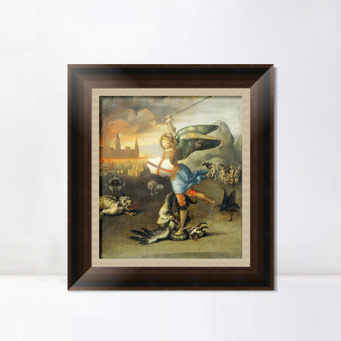 INVIN ART Framed Canvas Art Giclee Print Series#176 by Raphael/Raffaello Sanzio Wall Art Living Room Home Office Decorations