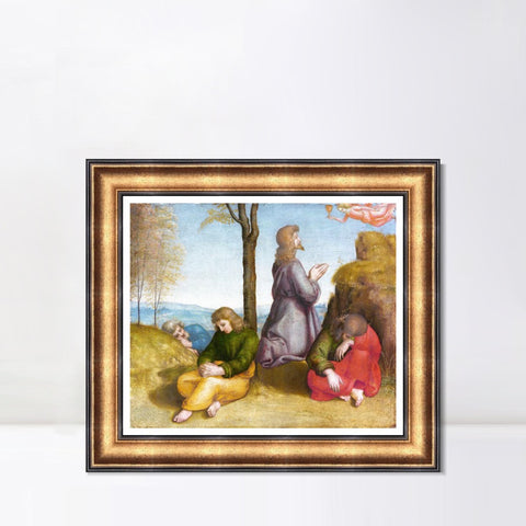 INVIN ART Framed Canvas Art Giclee Print Series#179 by Raphael/Raffaello Sanzio Wall Art Living Room Home Office Decorations
