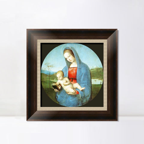 INVIN ART Framed Canvas Art Giclee Print Series#183 by Raphael/Raffaello Sanzio Wall Art Living Room Home Office Decorations