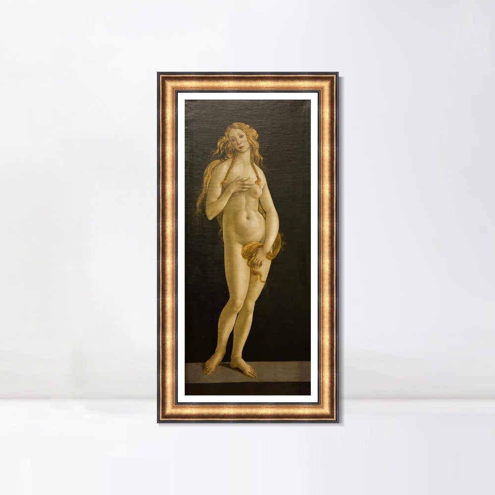 INVIN ART Framed Canvas Art Giclee Print The Birth of Venus by Sandro Botticelli Wall Art