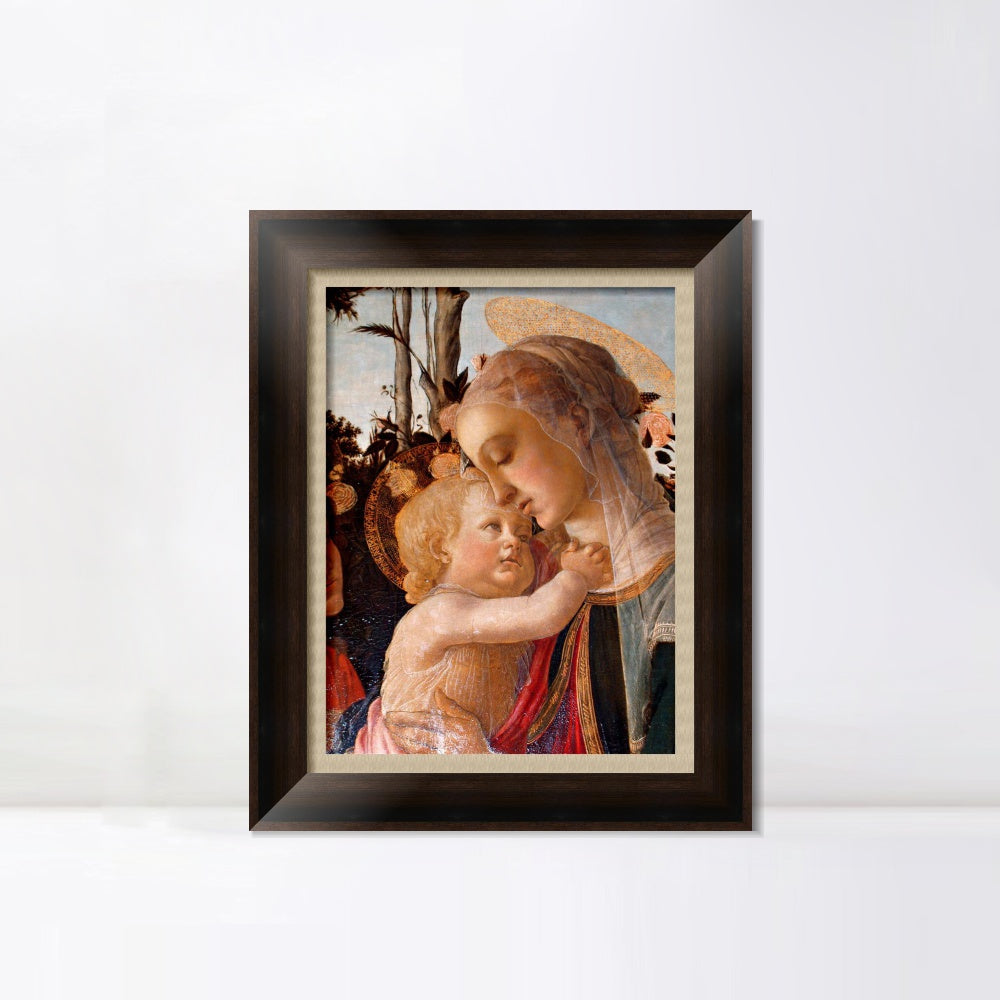 INVIN ART Framed Canvas Art Giclee Print Return of Judith to Bethulia by Sandro Botticelli Wall Art Living Room Home Office Decorations