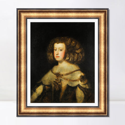 INVIN ART Framed Canvas Art Giclee Print Series#004 by Diego Velazquez Wall Art Living Room Home Office Decorations
