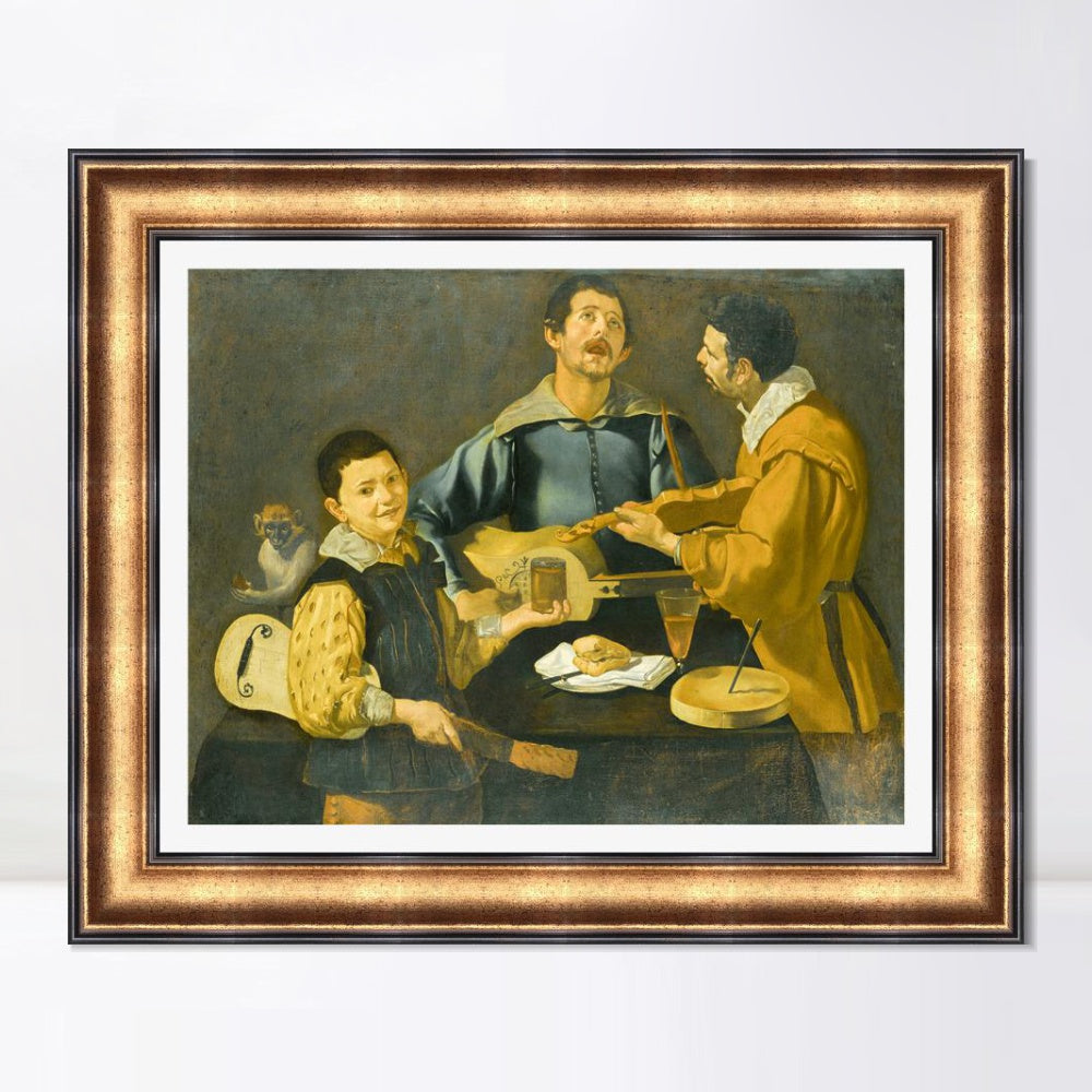 INVIN ART Framed Canvas Art Giclee Print Series#005 by Diego Velazquez Wall Art
