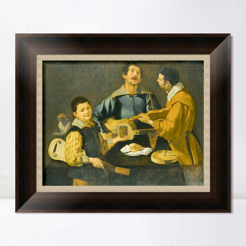 INVIN ART Framed Canvas Art Giclee Print Series#005 by Diego Velazquez Wall Art Living Room Home Office Decorations