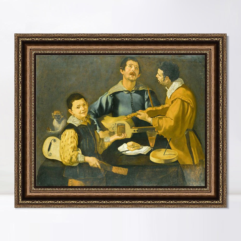 INVIN ART Framed Canvas Art Giclee Print Series#005 by Diego Velazquez Wall Art