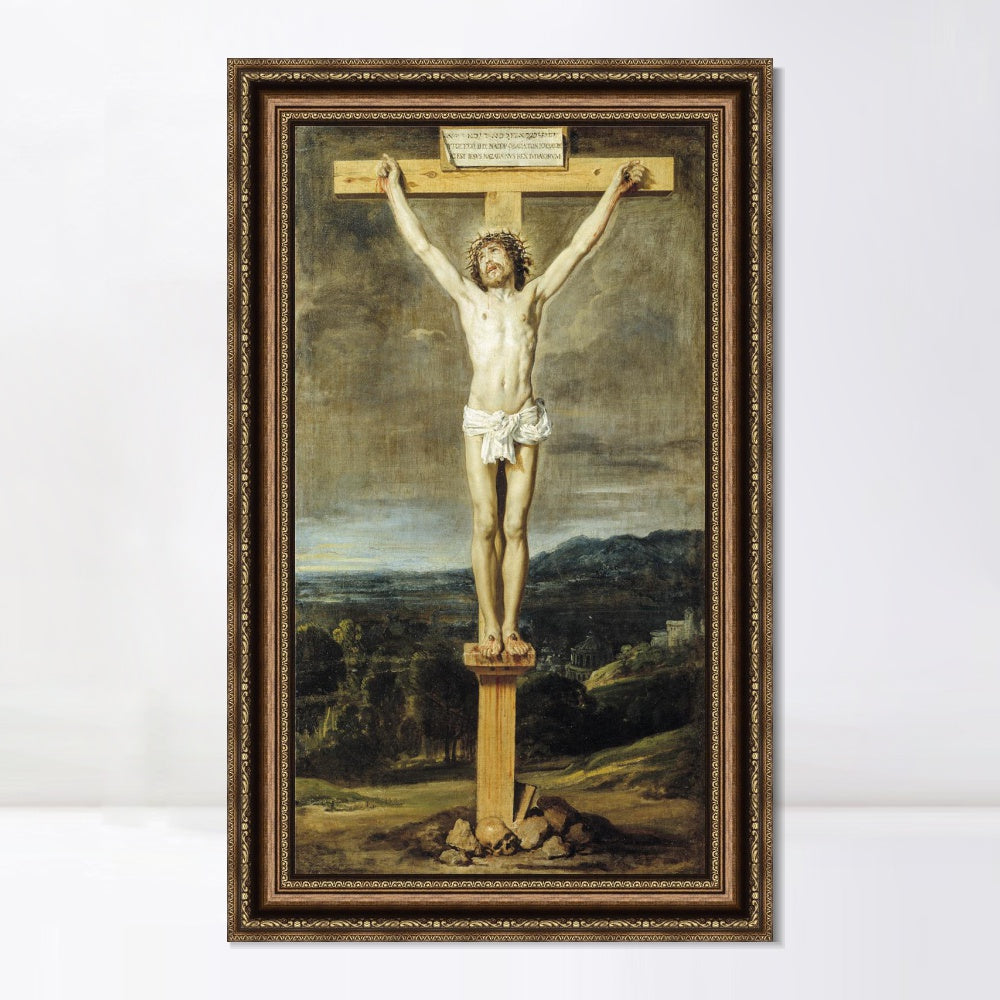 INVIN ART Framed Canvas Art Giclee Print Christ on the Cross by Diego Velazquez Wall Art