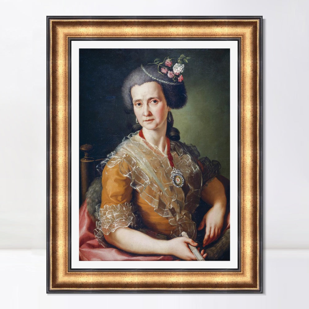 INVIN ART Framed Canvas Art Giclee Print Zacarias by the Christian Soul by Diego Velazquez Wall Art