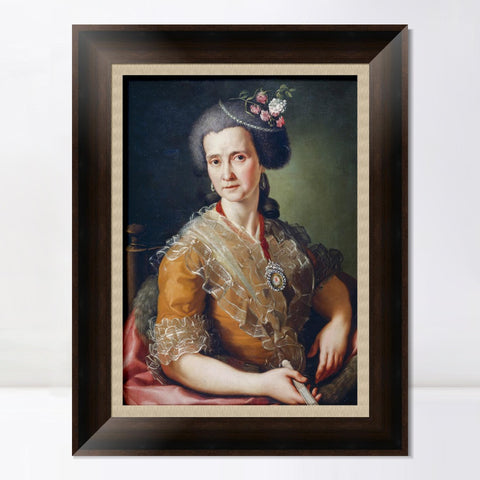 INVIN ART Framed Canvas Art Giclee Print Zacarias by the Christian Soul by Diego Velazquez Wall Art Living Room Home Office Decorations