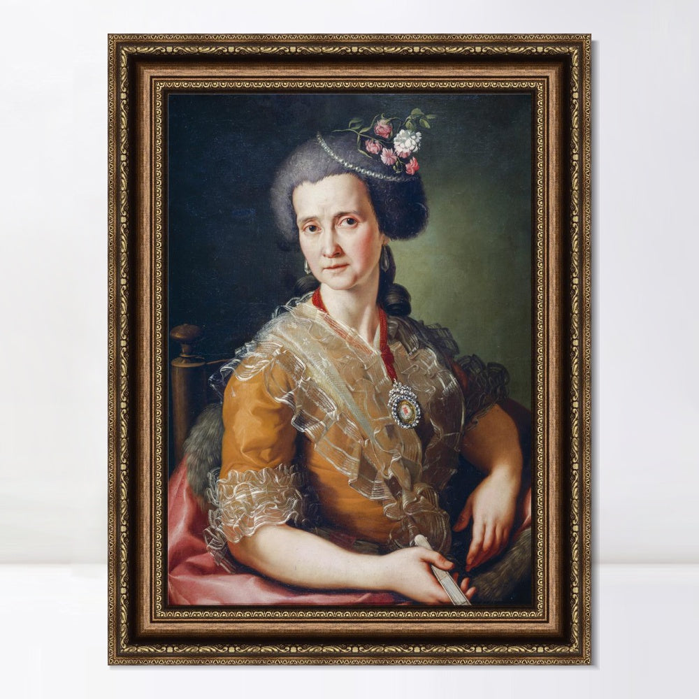 INVIN ART Framed Canvas Art Giclee Print Zacarias by the Christian Soul by Diego Velazquez Wall Art