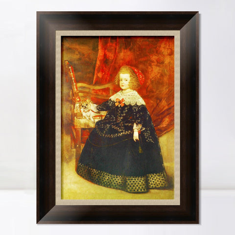 INVIN ART Framed Canvas Art Giclee Print Series#032 by the Christian Soul by Diego Velazquez Wall Art Living Room Home Office Decorations