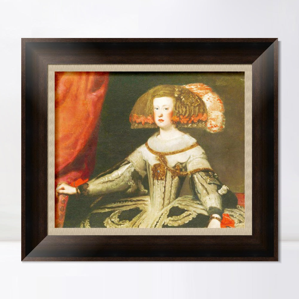 INVIN ART Framed Canvas Art Giclee Print Prince Philip Prospero by the Christian Soul by Diego Velazquez Wall Art