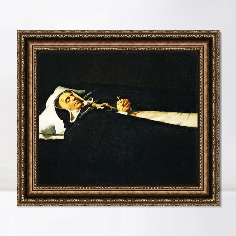 INVIN ART Framed Canvas Art Giclee Print Simon Rojas Velazquez by the Christian Soul by Diego Velazquez Wall Art